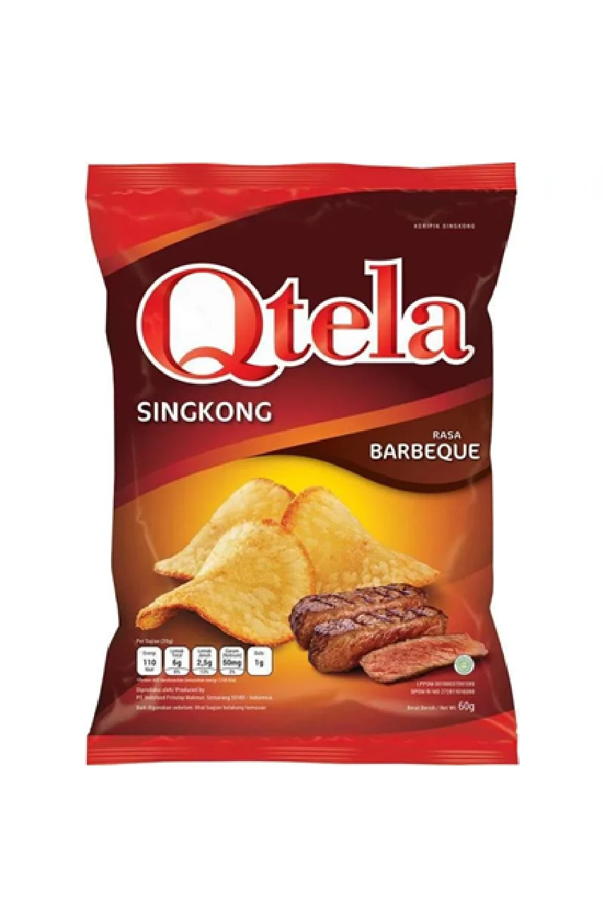 Qtela SINGKONG rasa BBQ Flavor