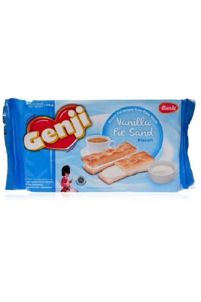Genji Vanilla Sand Pie 1 Adet – Vanilyalı sandviç bisküvi