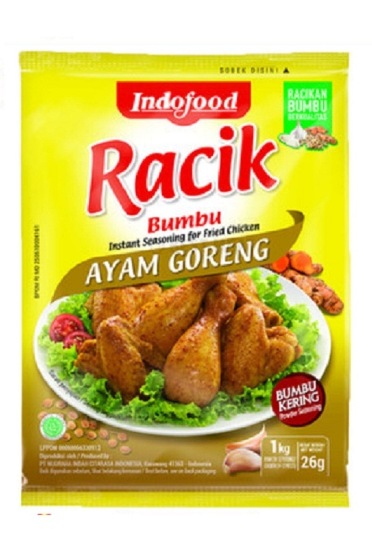 Racik Bumbu Ayam Goreng 20gr