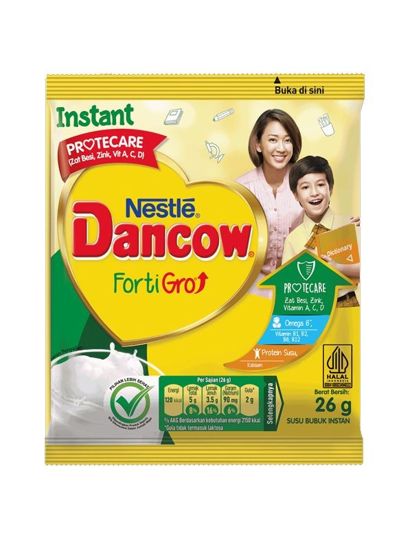 Dancow Nestle Instant sachet forti gro 26g 1 paket