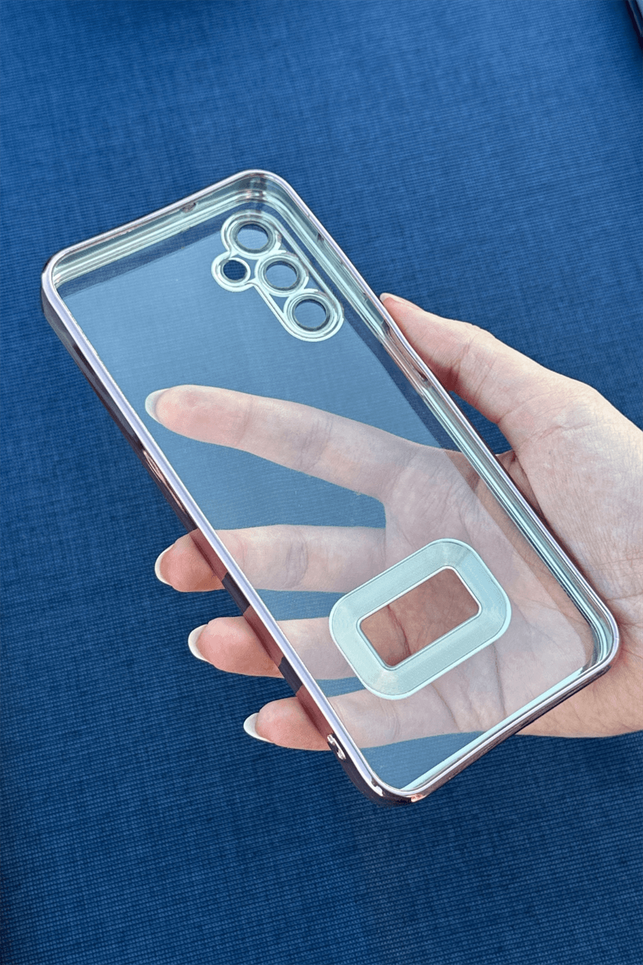 Galaxy A14 Uyumlu Logo Açık Elegance Kılıf Pembe