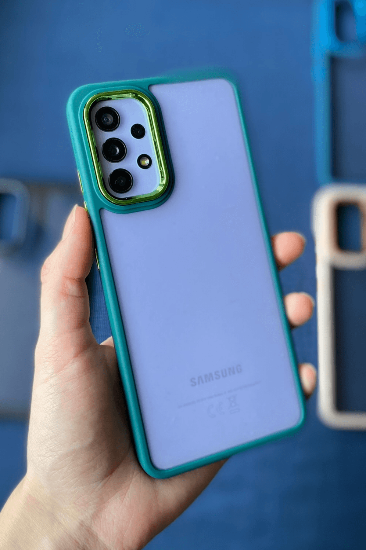 Galaxy A23 Uyumlu Nikelaj Kılıf Yeşil