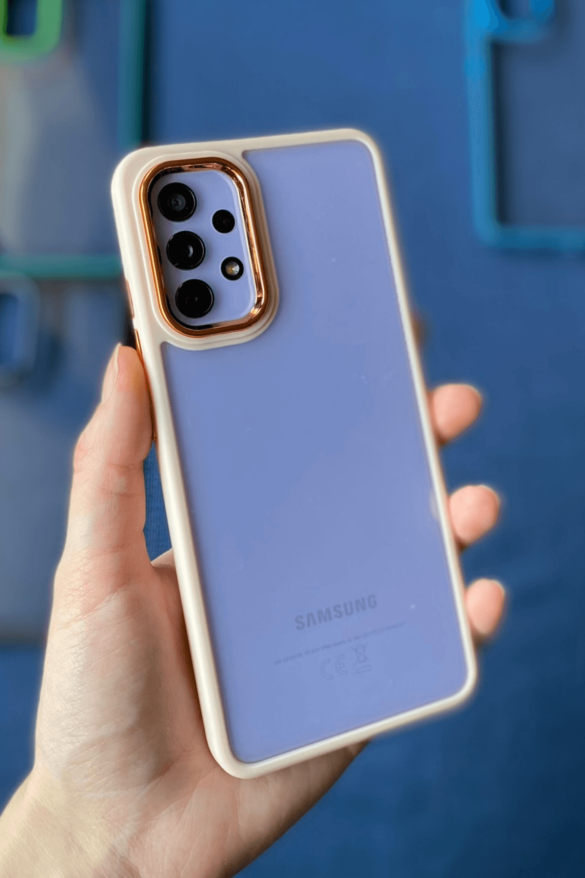 Galaxy A52 Uyumlu Nikelaj Kılıf Pembe