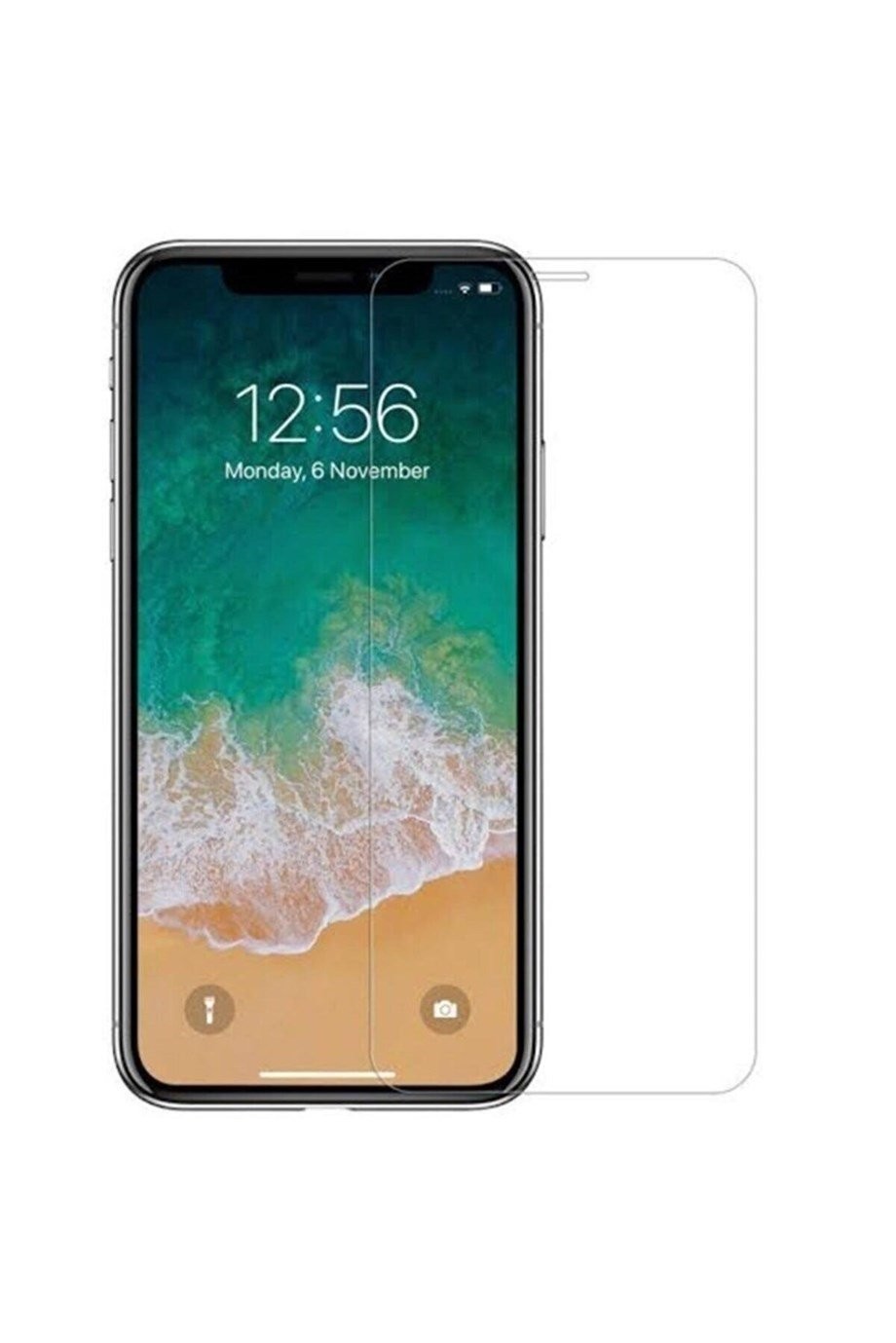 iPhone X Max / Xs Max Uyumlu 5D Kırılmaz Ekran Koruyucu