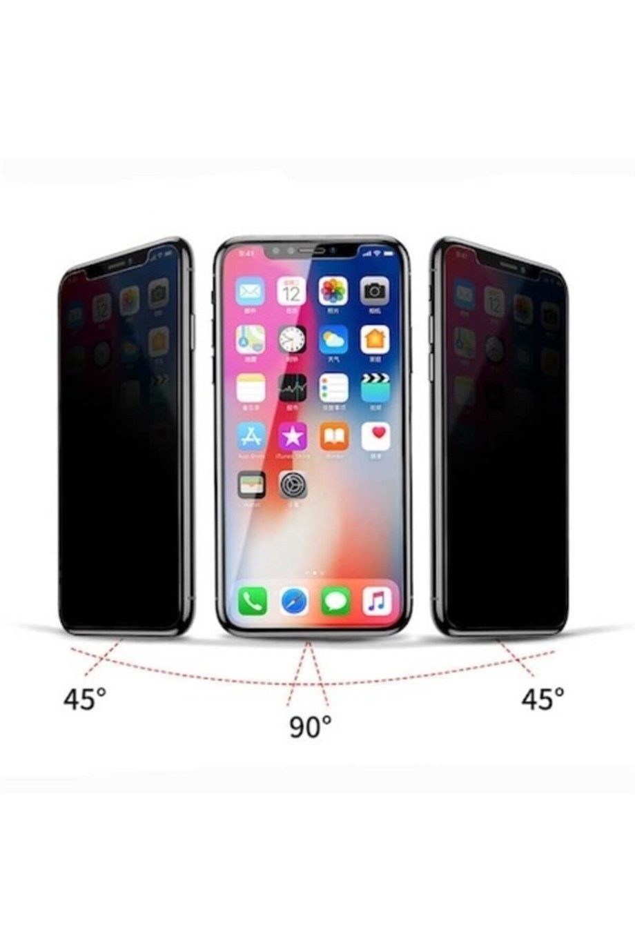 iPhone X / Xs Uyumlu Hayalet Ekran Koruyucu