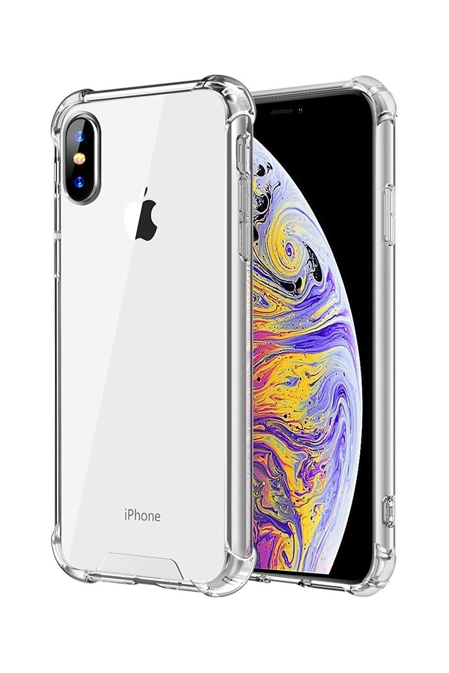 iPhone X / Xs Uyumlu Köşe Korumalı Airbag Şeffaf Kılıf