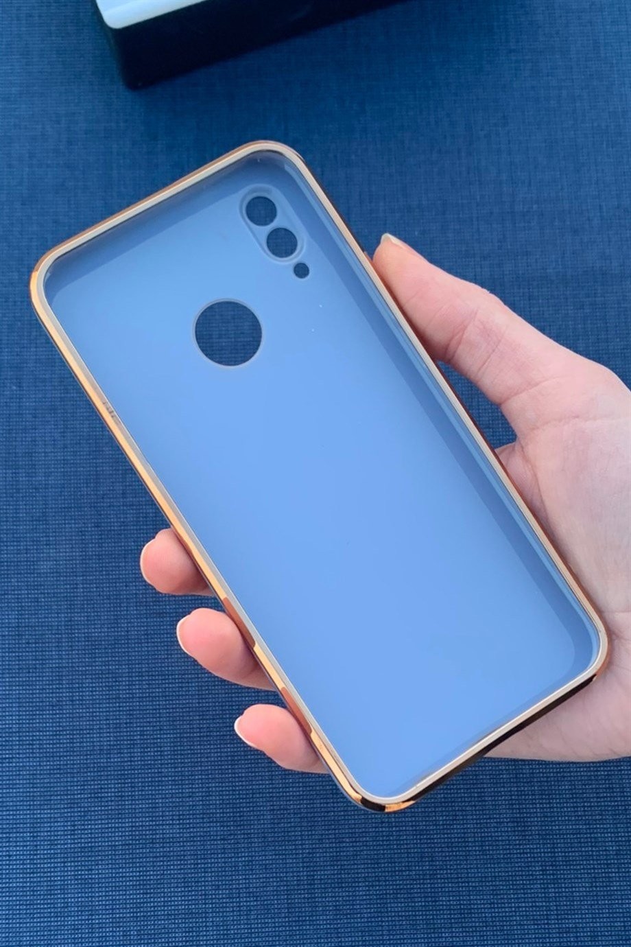 Huawei P20 Lite Uyumlu Renkli Elegance Silikon Kılıf Lavanta