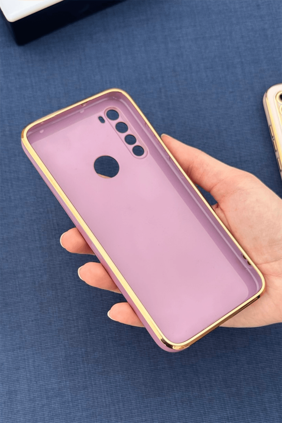 Redmi Note 8 Uyumlu Renkli Elegance Silikon Kılıf Gülkurusu