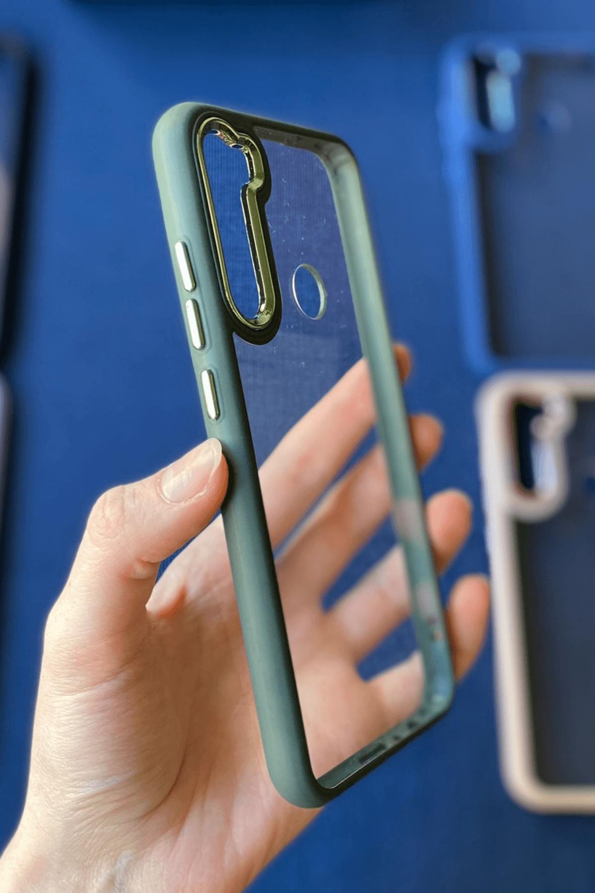 Redmi Note 8 Uyumlu Nikelaj Kılıf Yeşil