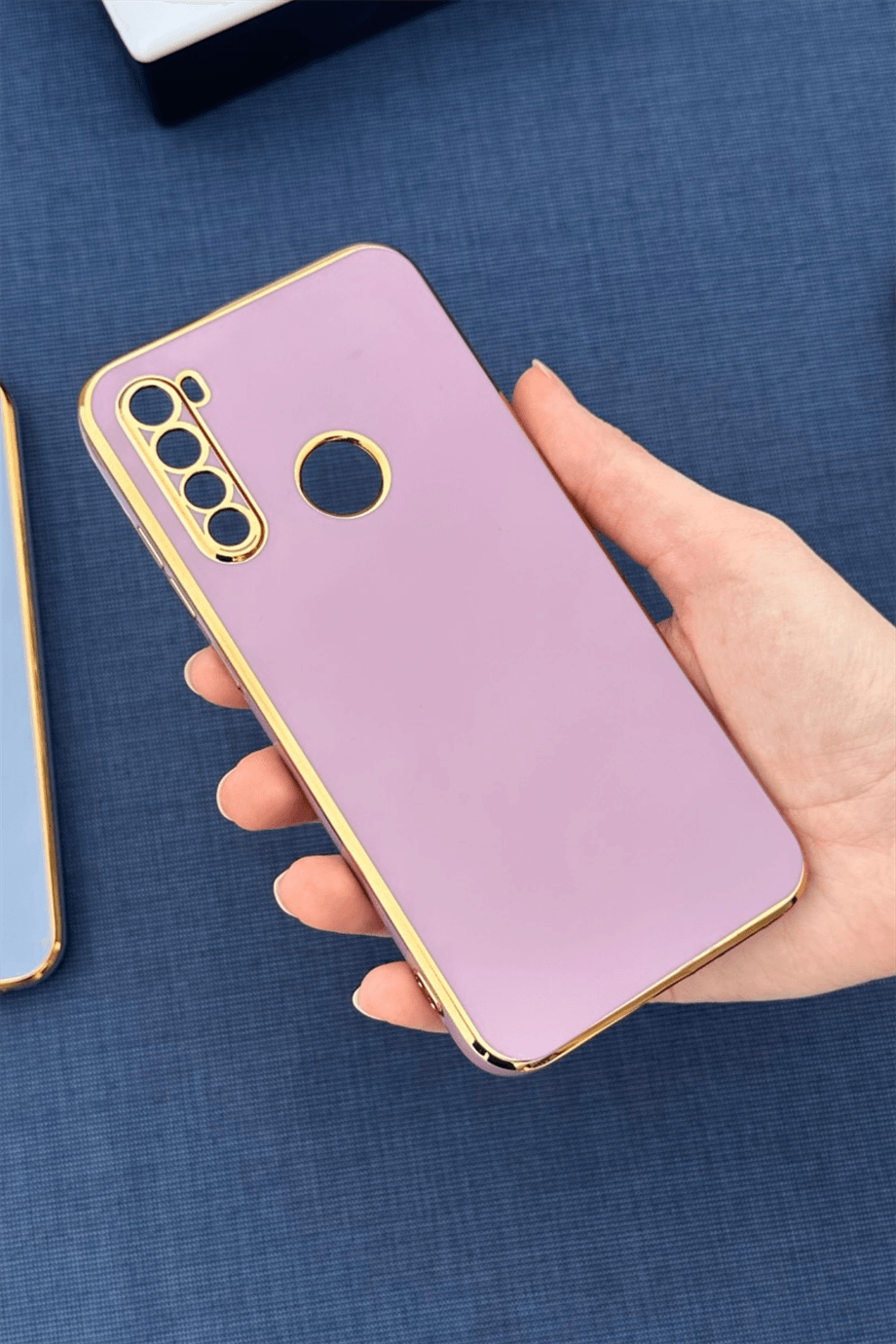 Redmi Note 8 Uyumlu Renkli Elegance Silikon Kılıf Gülkurusu