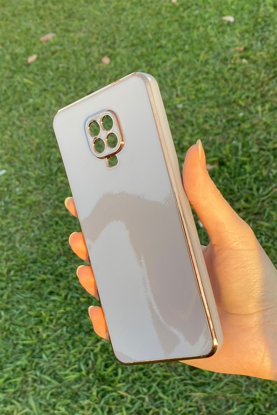 Redmi Note 9 Pro / 9s Uyumlu Renkli Elegance Silikon Kılıf Lavanta