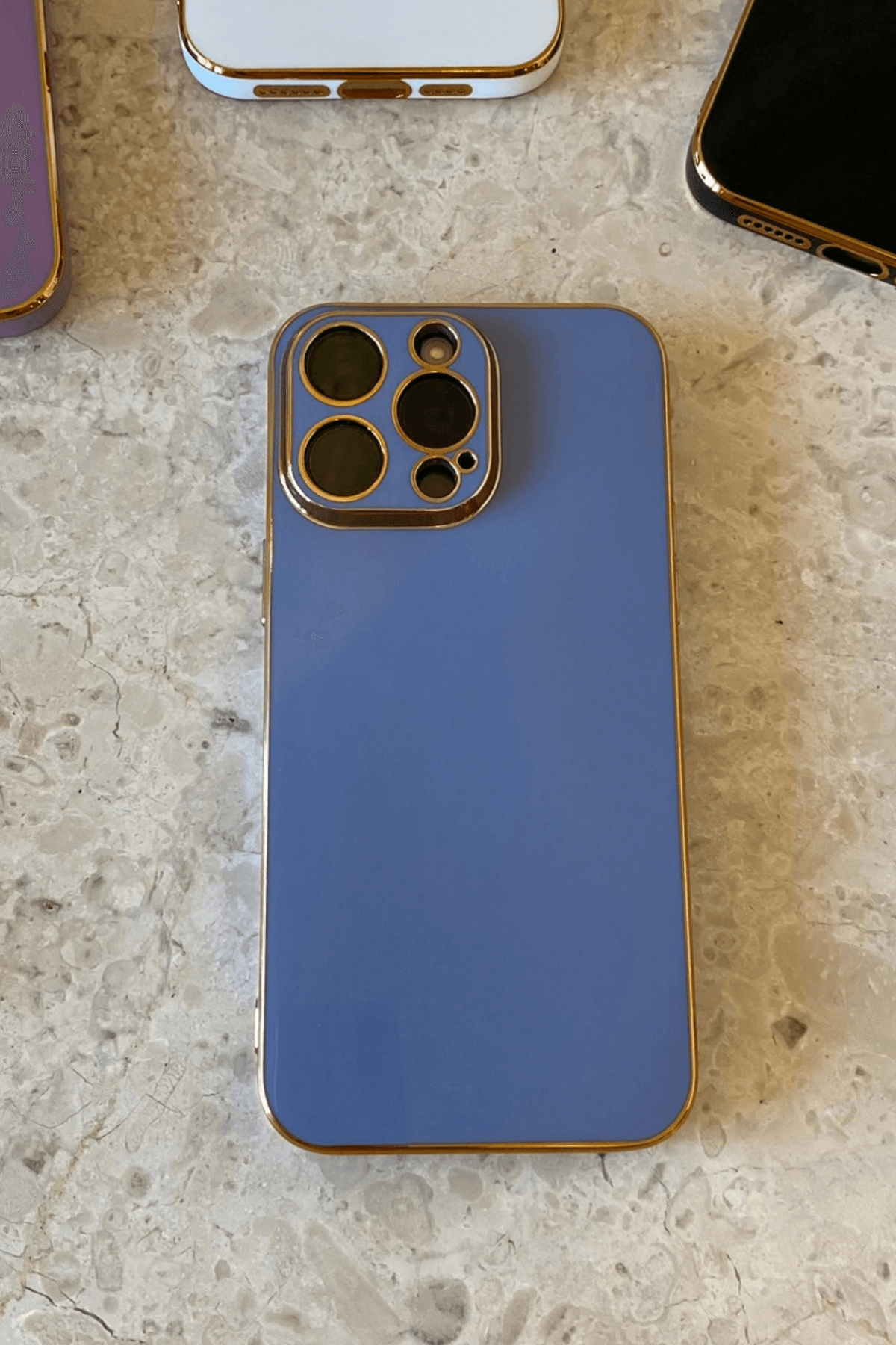 iPhone 11 Pro Max Uyumlu Renkli Elegance Kılıf Lavanta