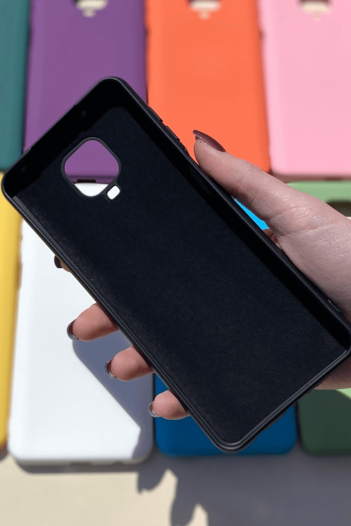 Xiaomi Redmi Note 9 Pro / 9s Silikon Lansman Kılıf Siyah