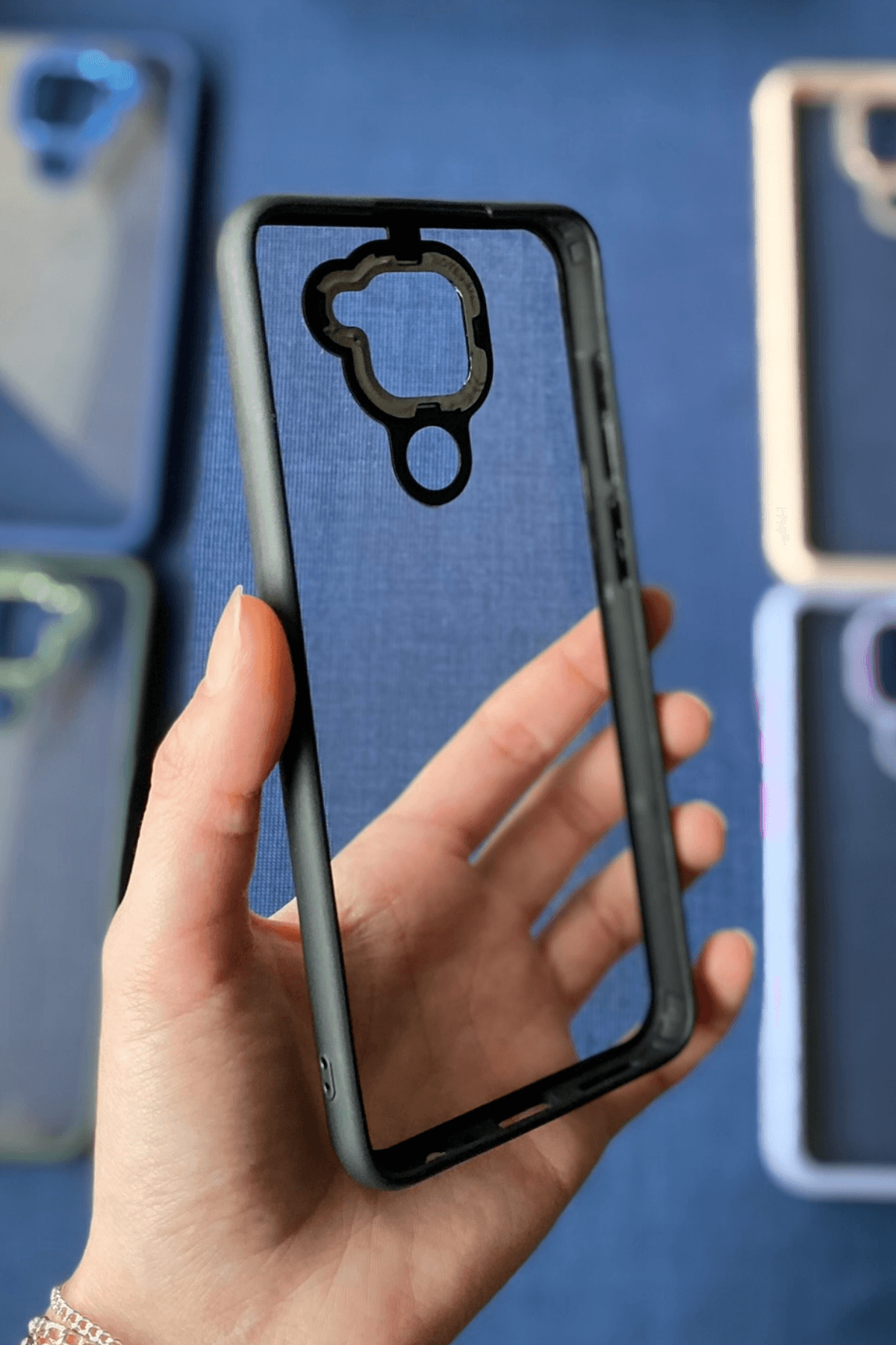 Redmi Note 9 Uyumlu Nikelaj Kılıf Siyah