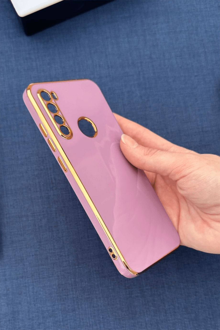 Redmi Note 8 Uyumlu Renkli Elegance Silikon Kılıf Gülkurusu