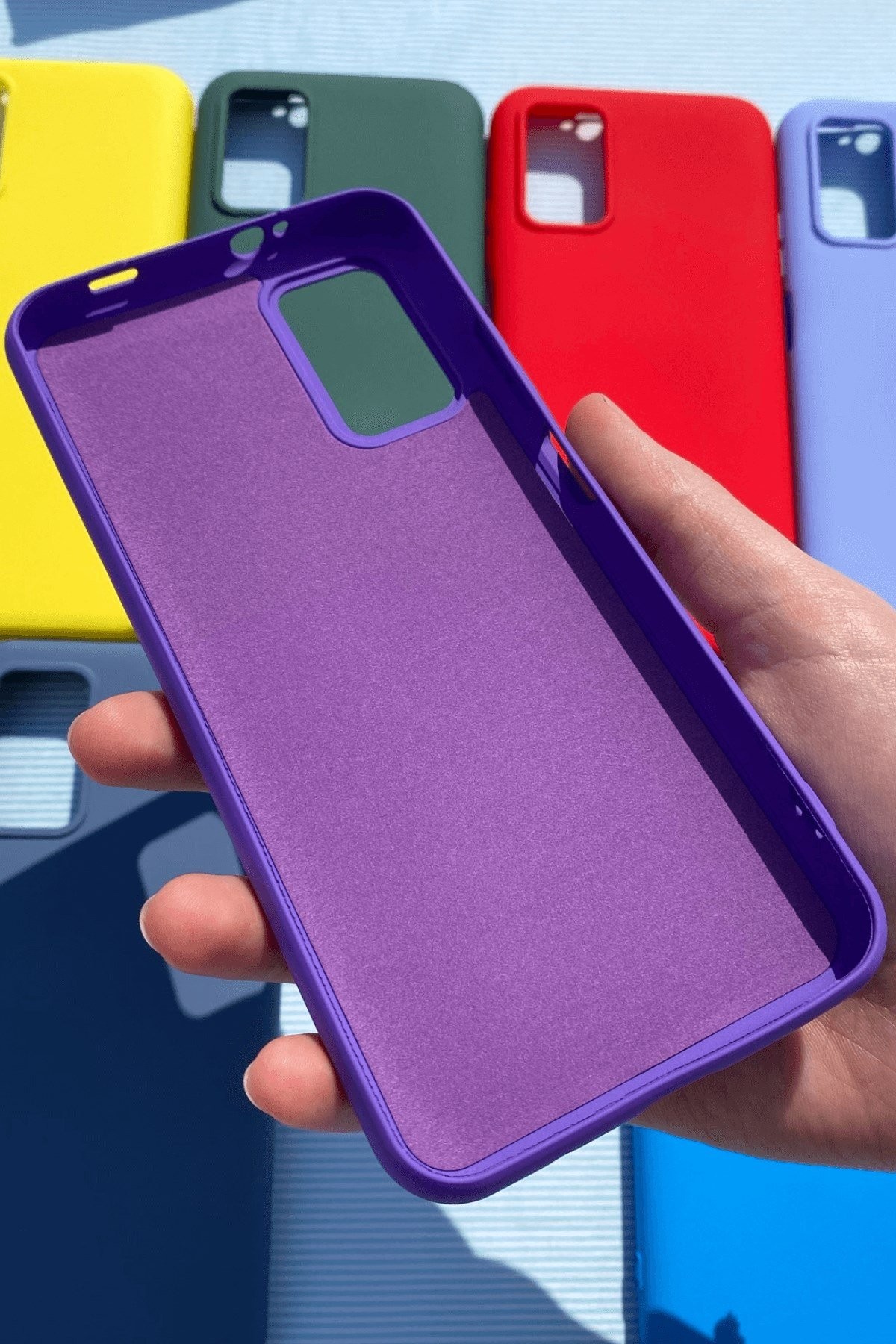 Xiaomi Redmi 9T Silikon Lansman Kılıf Mor