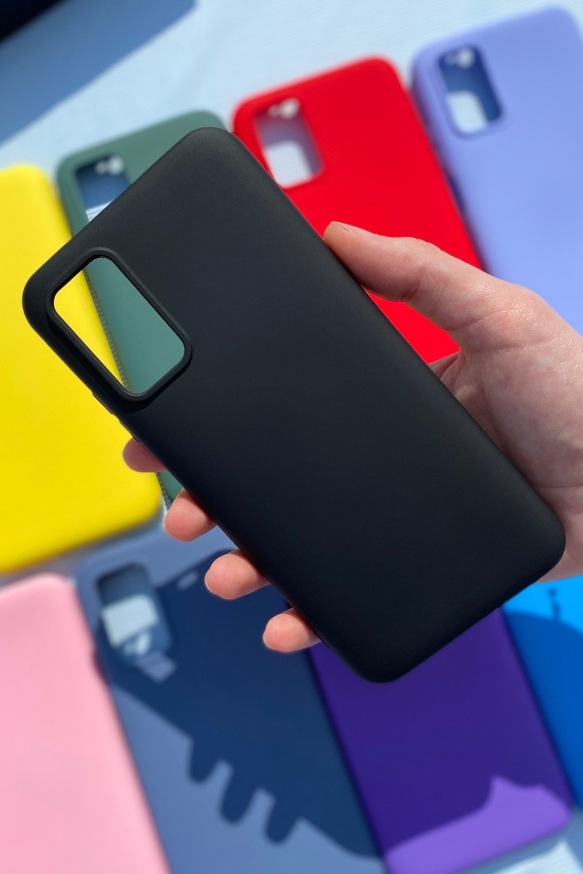 Xiaomi Redmi 9T Silikon Lansman Kılıf Siyah