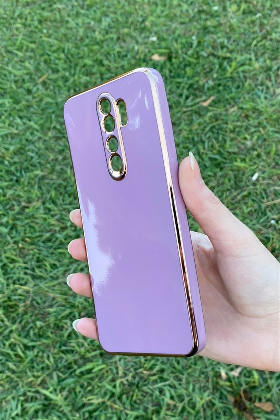 Redmi Note 8 Pro Uyumlu Renkli Elegance Silikon Kılıf Gülkurusu