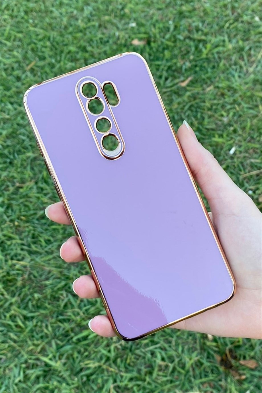 Redmi Note 8 Pro Uyumlu Renkli Elegance Silikon Kılıf Gülkurusu