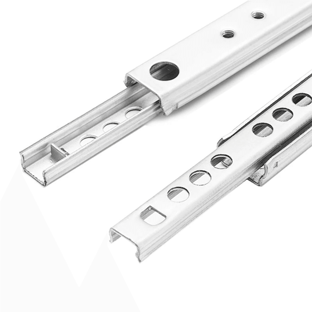 17 x 342 mm Tek Açılım Teleskopik Bilyalı Ray