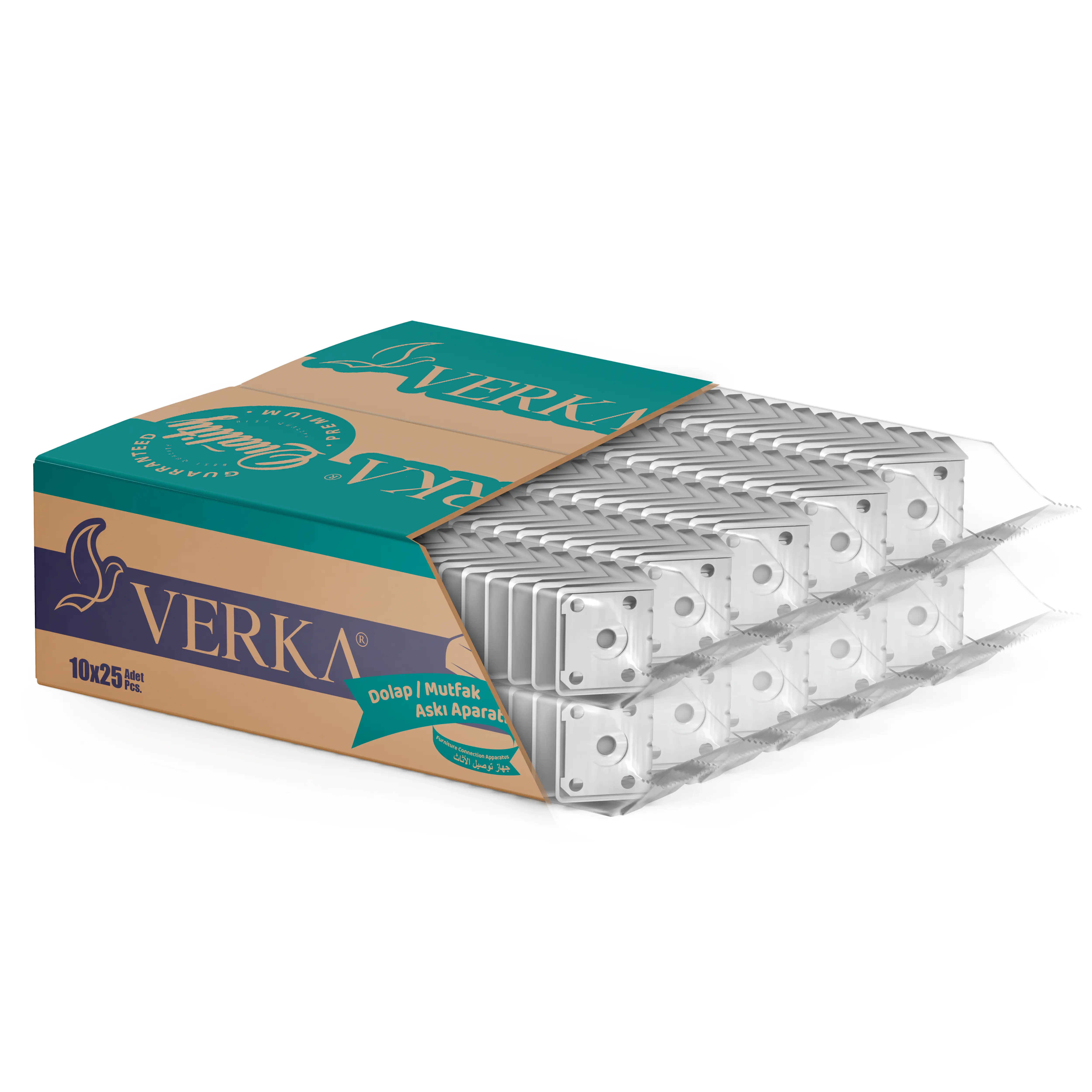 Dolap Askı Elemanı Paketli (25 x 10)