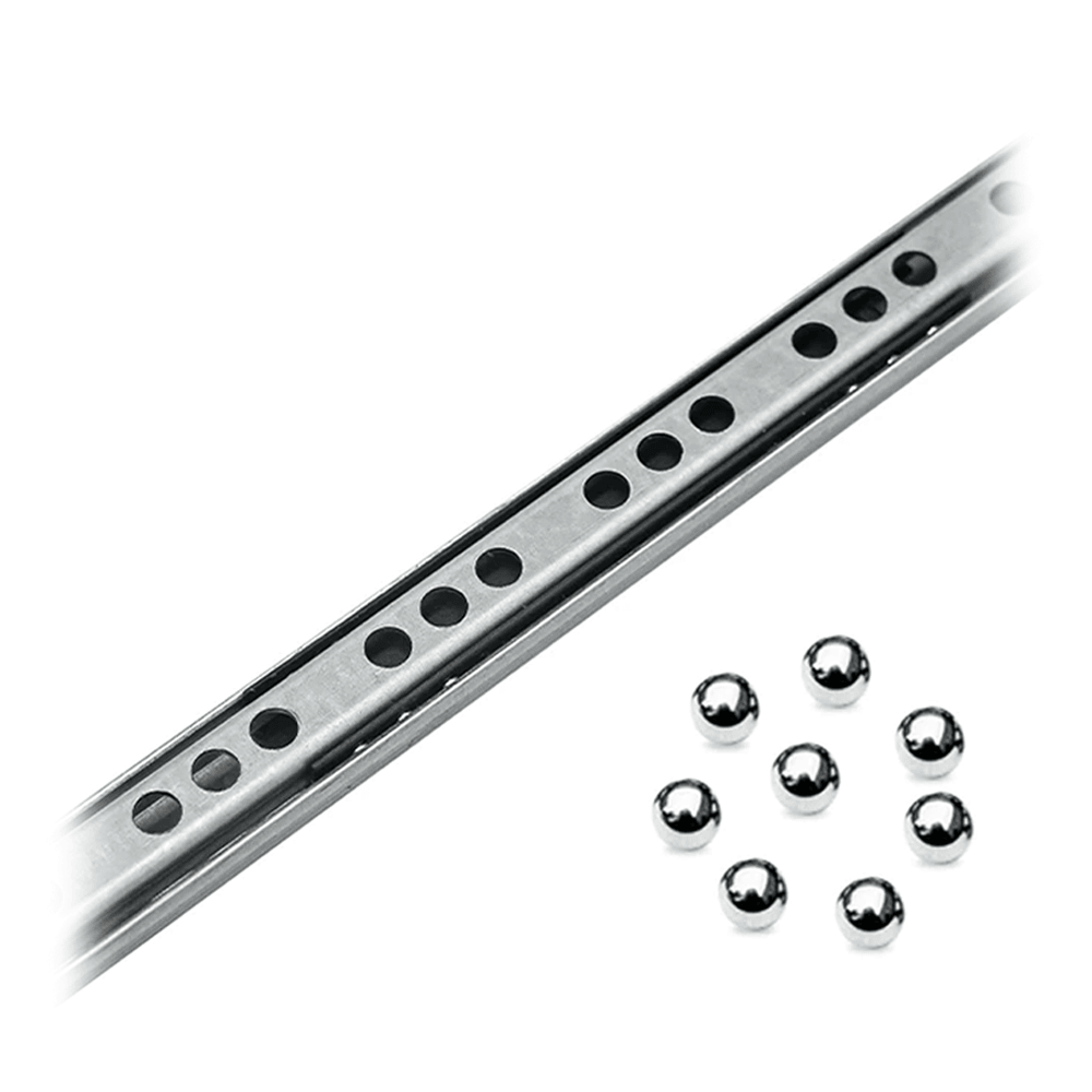 17 x 185 mm Tek Açılım Teleskopik Bilyalı Ray