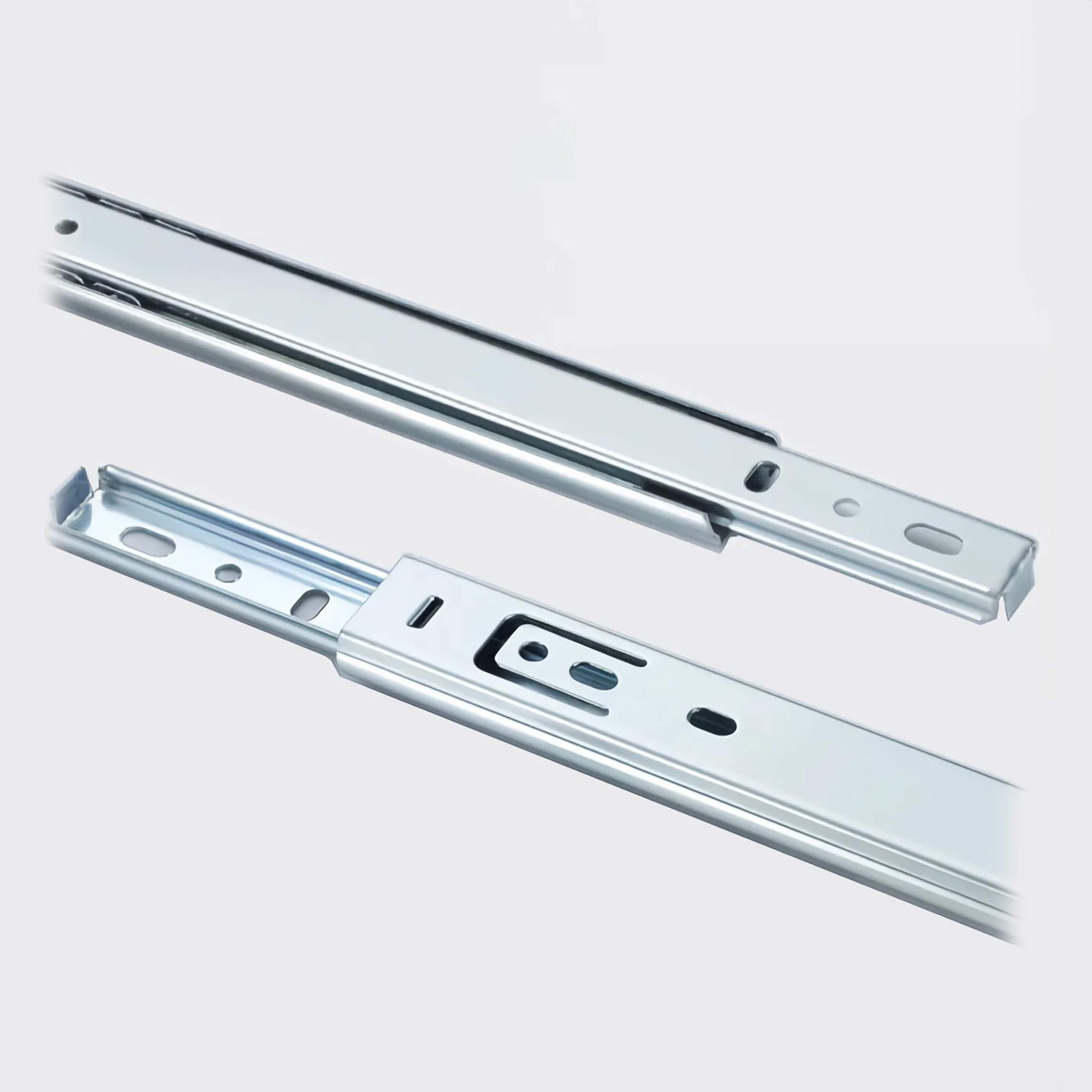 24 x 500 mm Tek Açılım Teleskopik Bilyalı Ray