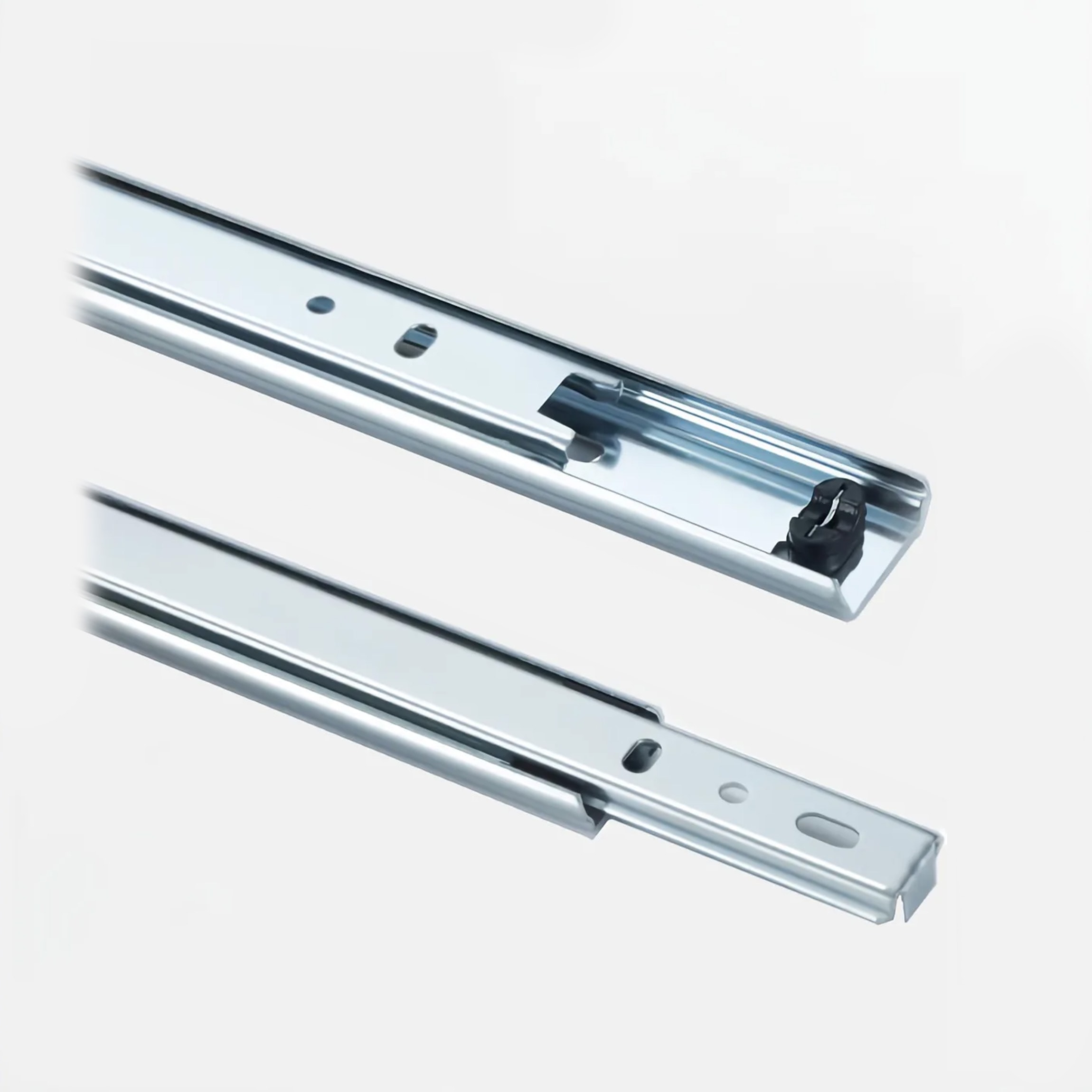 24 x 500 mm Tek Açılım Teleskopik Bilyalı Ray