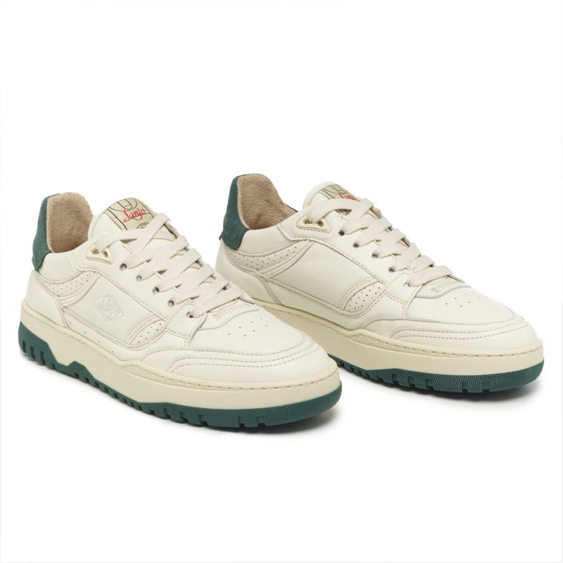 Sanjo BSK 33 Low Suede - Off White & Bottle