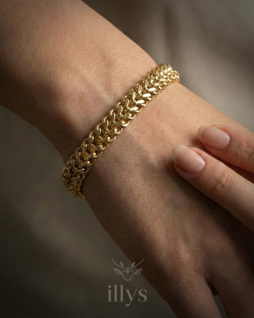 illys Gold Xuping Küba Örgü Bileklik