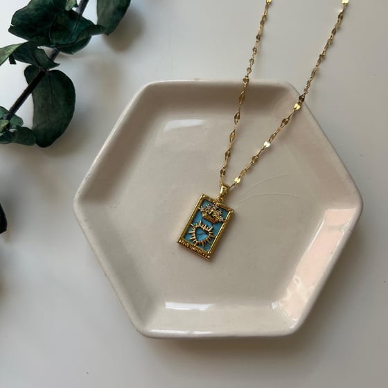 illys Gold The Empress Tarot Kartı Çelik Kolye