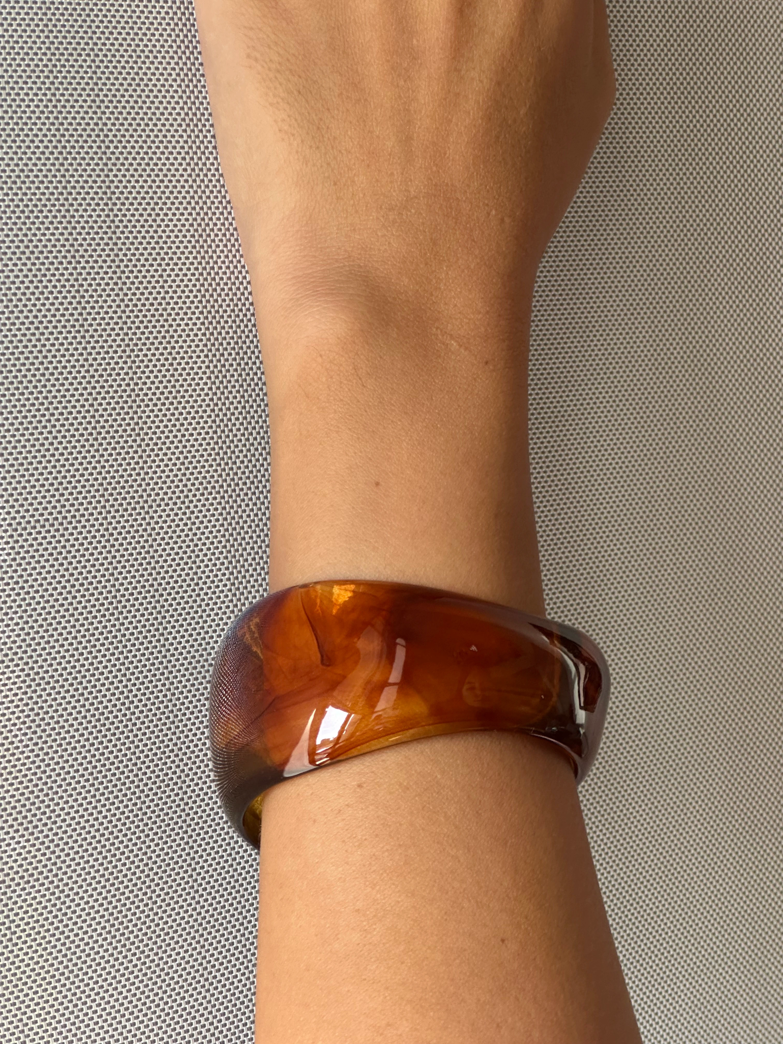 illys Açık Kahverengi Asimetrik Kemik Bileklik