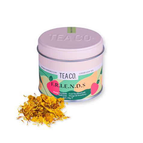 Mango ve Çilekli Meyve Çayı - F.R.I.E.N.D.S. 25 Gr | Tea Co.