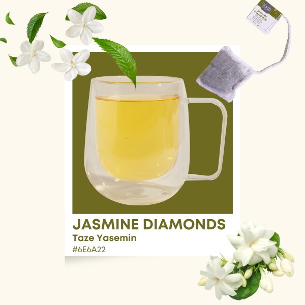 Yaseminli Yeşil Çayın Aromatik Büyüsü Jasmine Diamonds