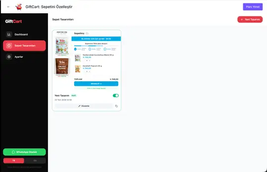 GiftCart: Sepette Hediye ve AI Önerisi ekran görüntüsü 3
