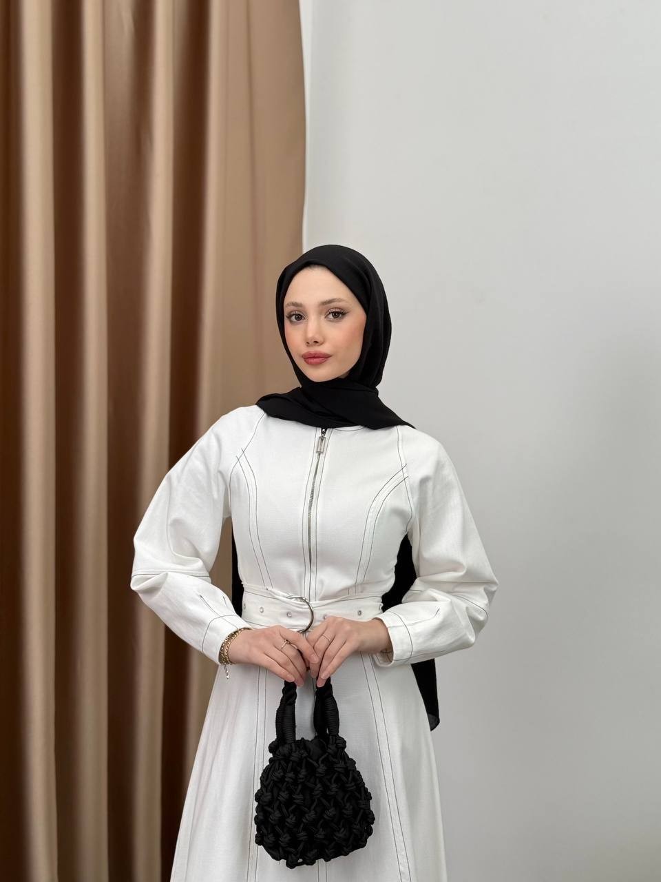 SAHRA DENİM ELBİSE