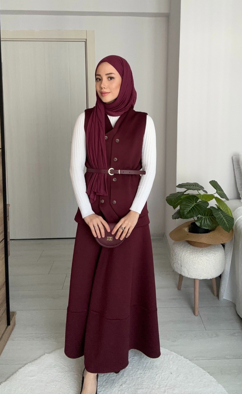 BLOOM Scuba Takım - Bordo