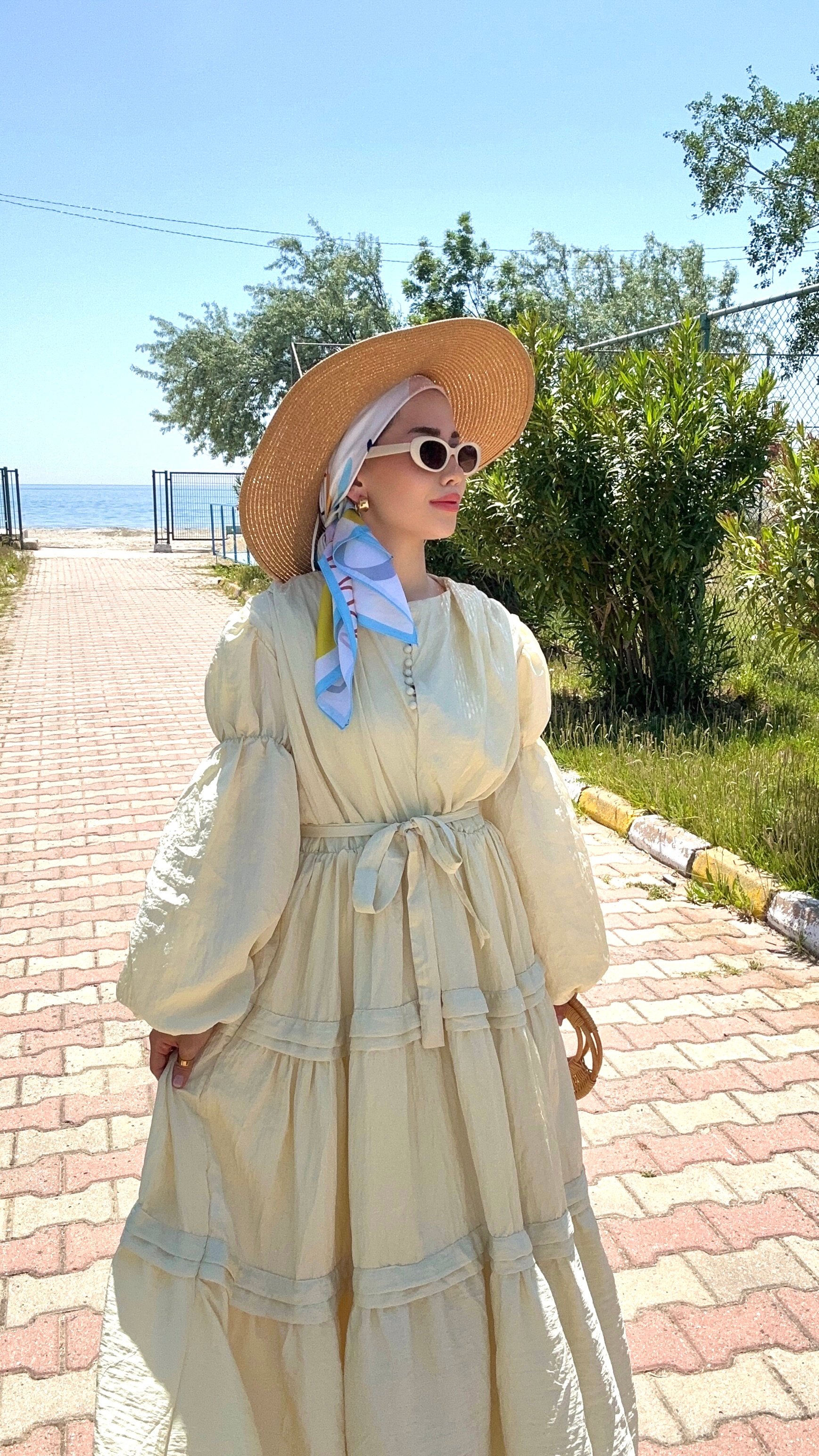 AMELİA Pastel  ELBİSE - Sarı