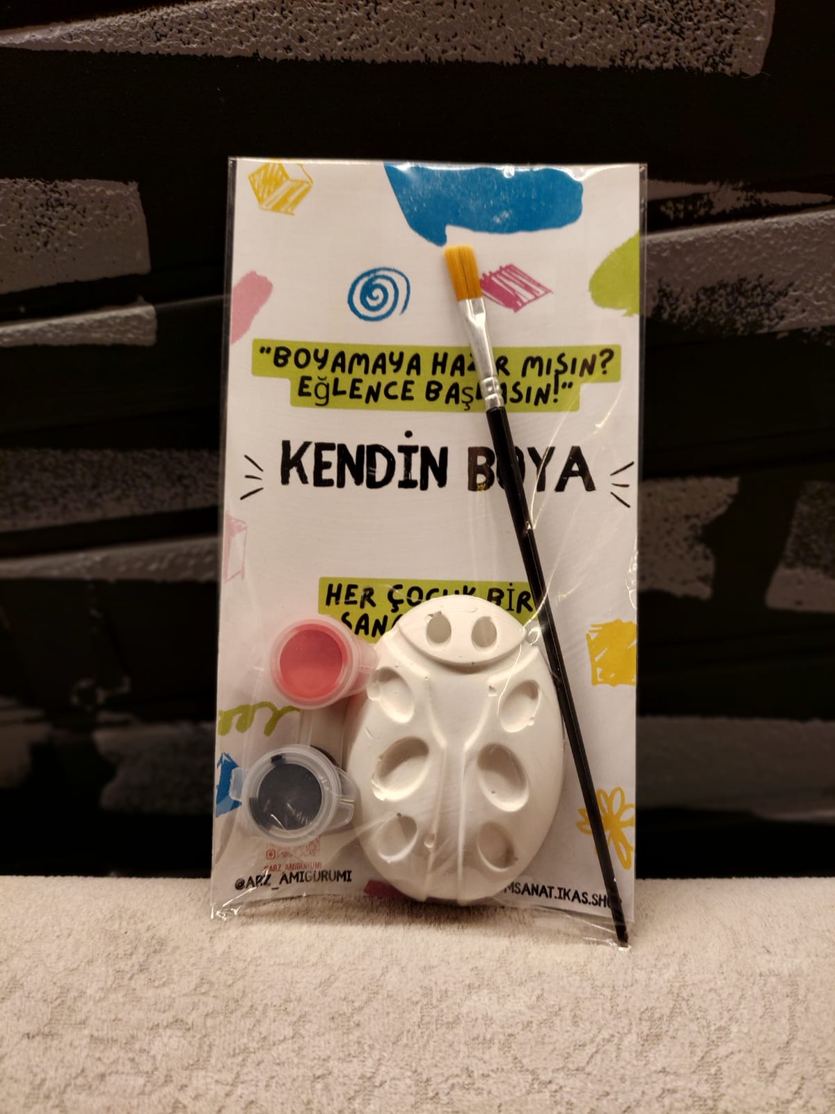 Kendin Boyama Kiti Uğurböceği