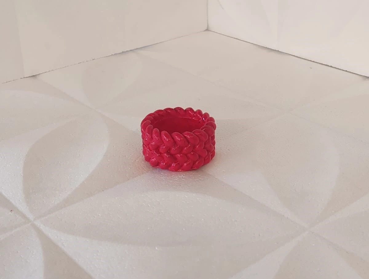 Örgü Desenli Mumluk