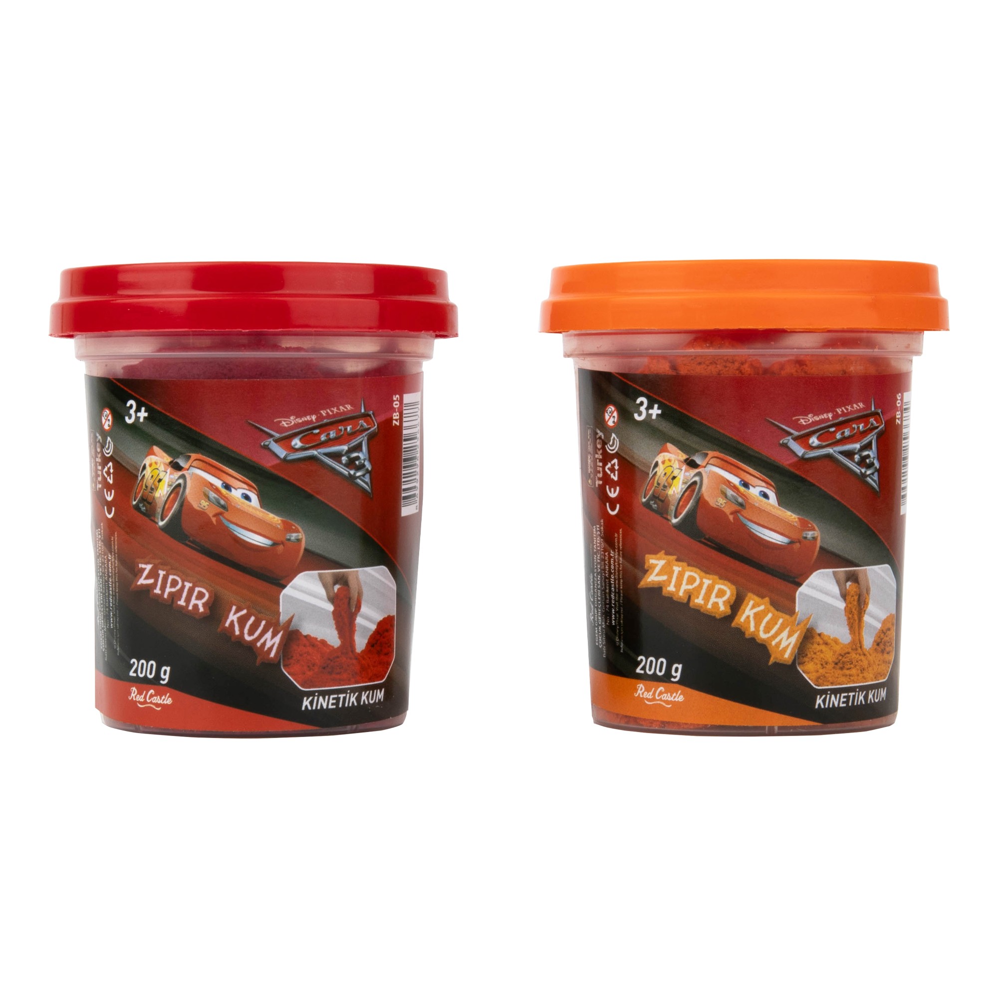 Disney Cars 3 Zippy Sand 2X200 g-Red Castle ZKT-02