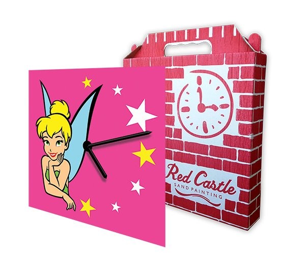 Disney Tinkerbell Clock Sand Painting Set -Red Castle S-0012
