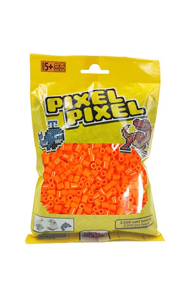 3000 PCS Pixel Pixel Beads Midi Size Orange PPB-3000-16