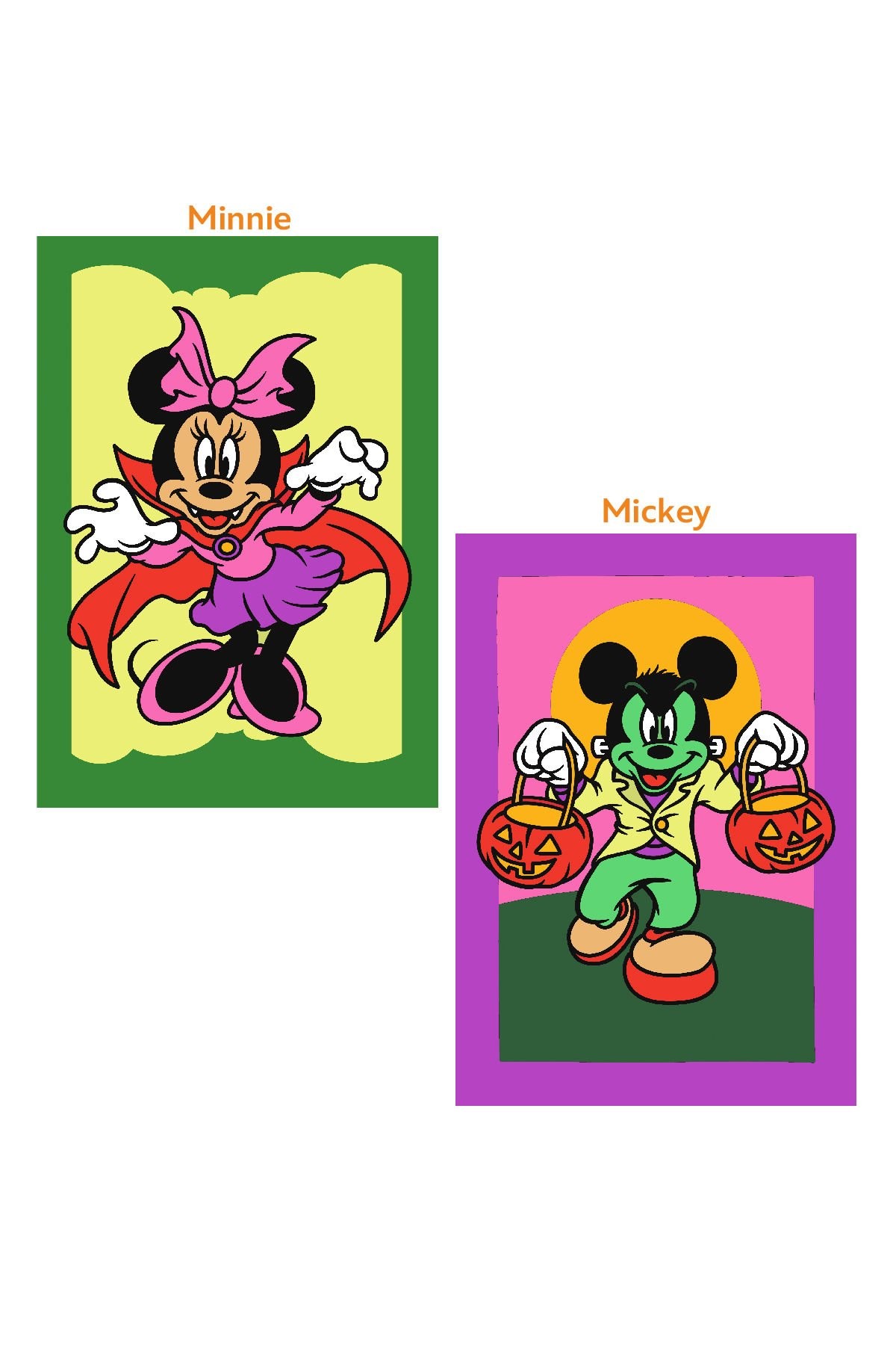 Disney Mickey Mause Eğitici ve Eğlenceli Kum Boyama Seti 2in1-Red Castle DS-35