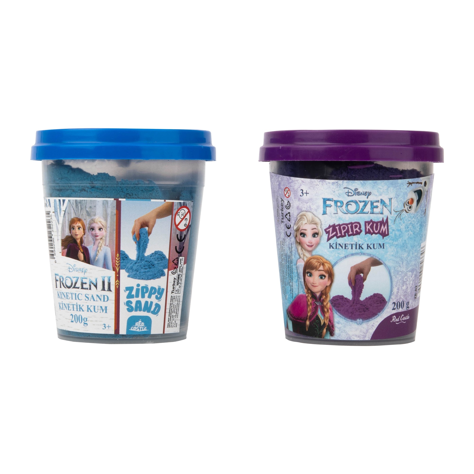 Disney Frozen Zippy Sand 2X200 g- Red Castle ZKT-03