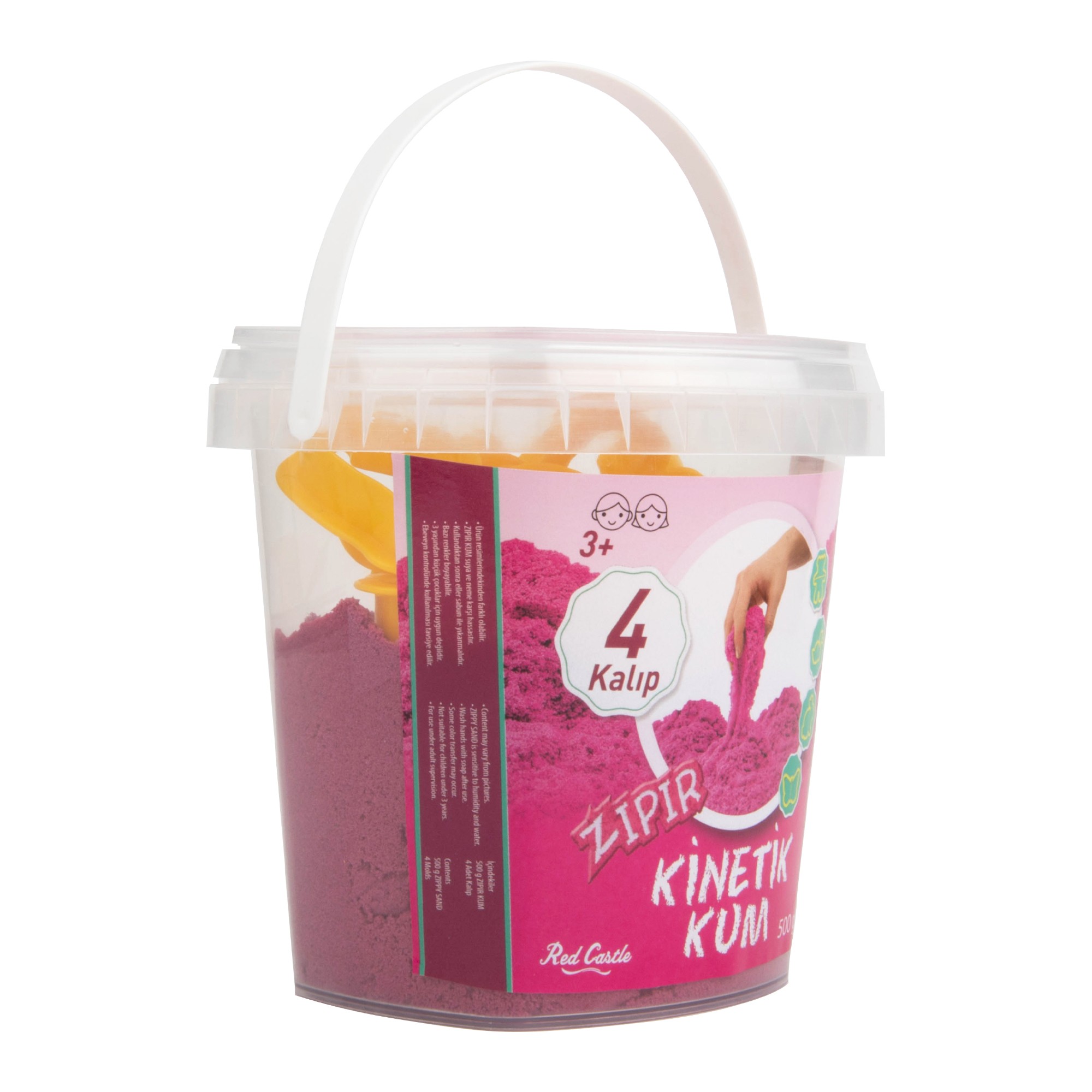 Zıpır Kum Pembe 500 g Kova-Red Castle ZKG500-203