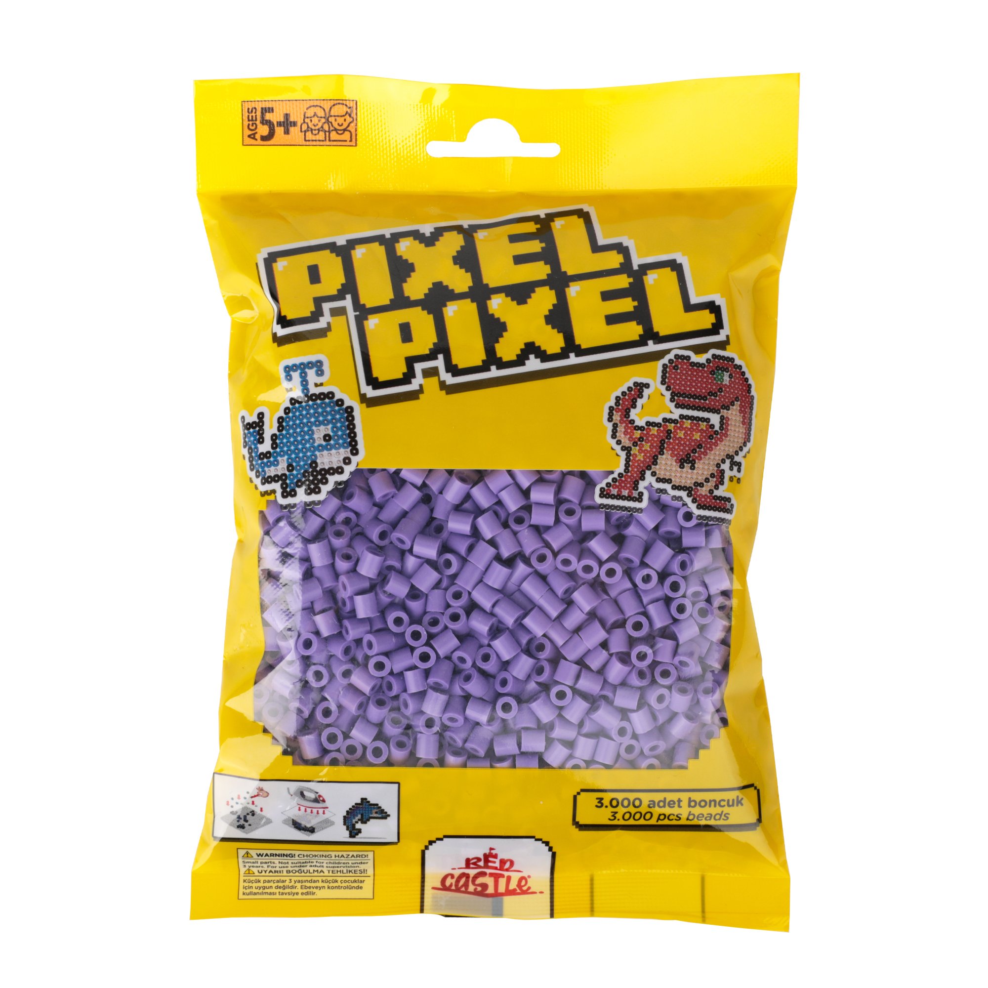 3000 Adet Midi Boncuk Mor-Pixel Pixel PPB-3000-20