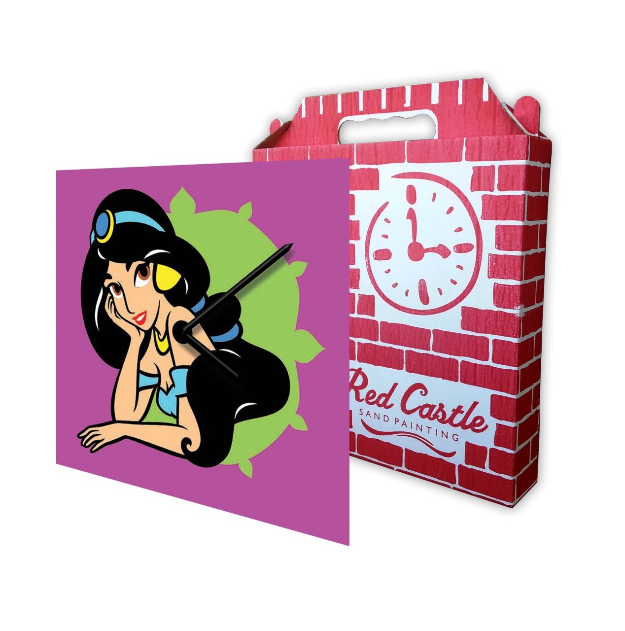 Disney Jasmine Saat (Clock) Kum Boyama Seti-Red Castle S-0020