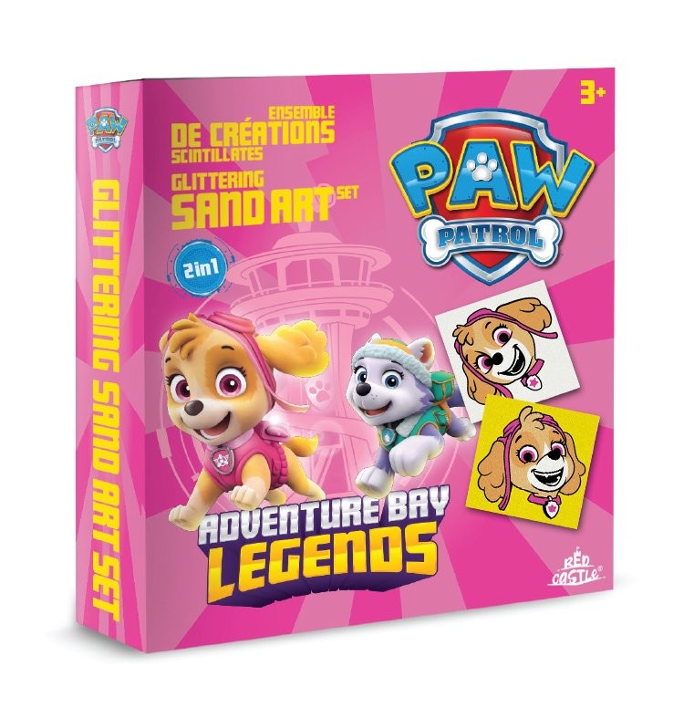 Paw Patrol Advanture Bay Legends Eğitici ve Eğlenceli Kum Boyama Seti-Red Castle MBKS-03