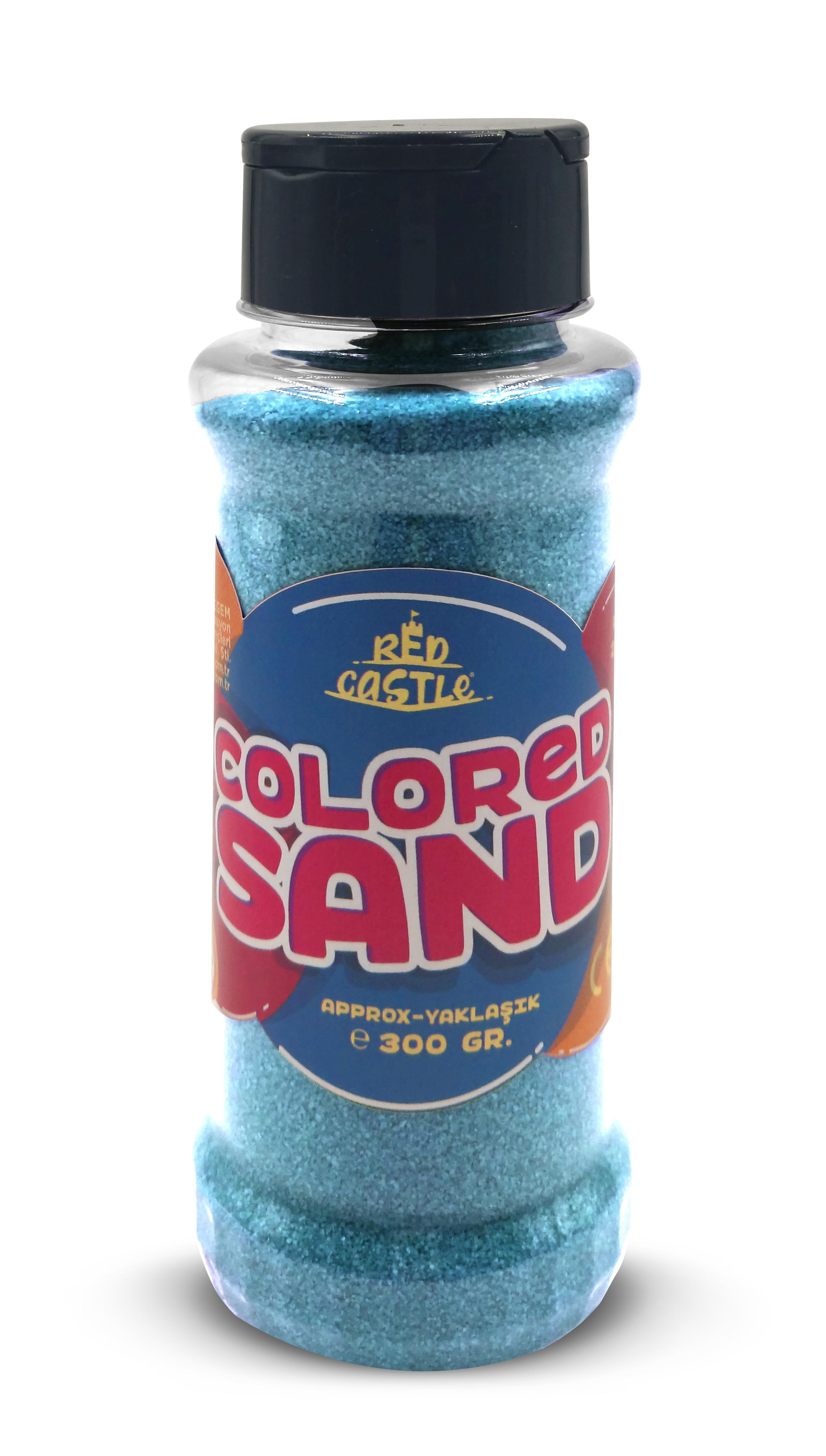 Renkli Kum Boyama Kumu 300 gram-Red Castle RK300-02-KAV